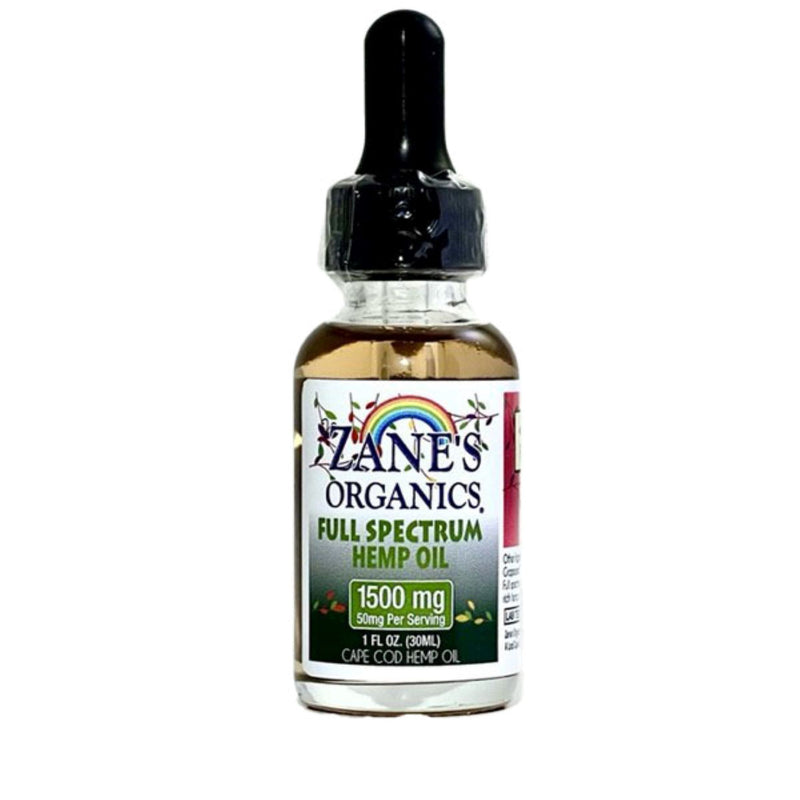Zane's Organics Full spectrum 1500mg CBD hemp oil
