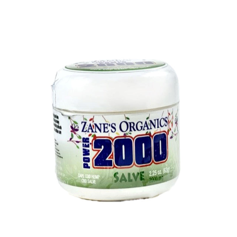 Zane's Organics Power 2000mg CBD salve.